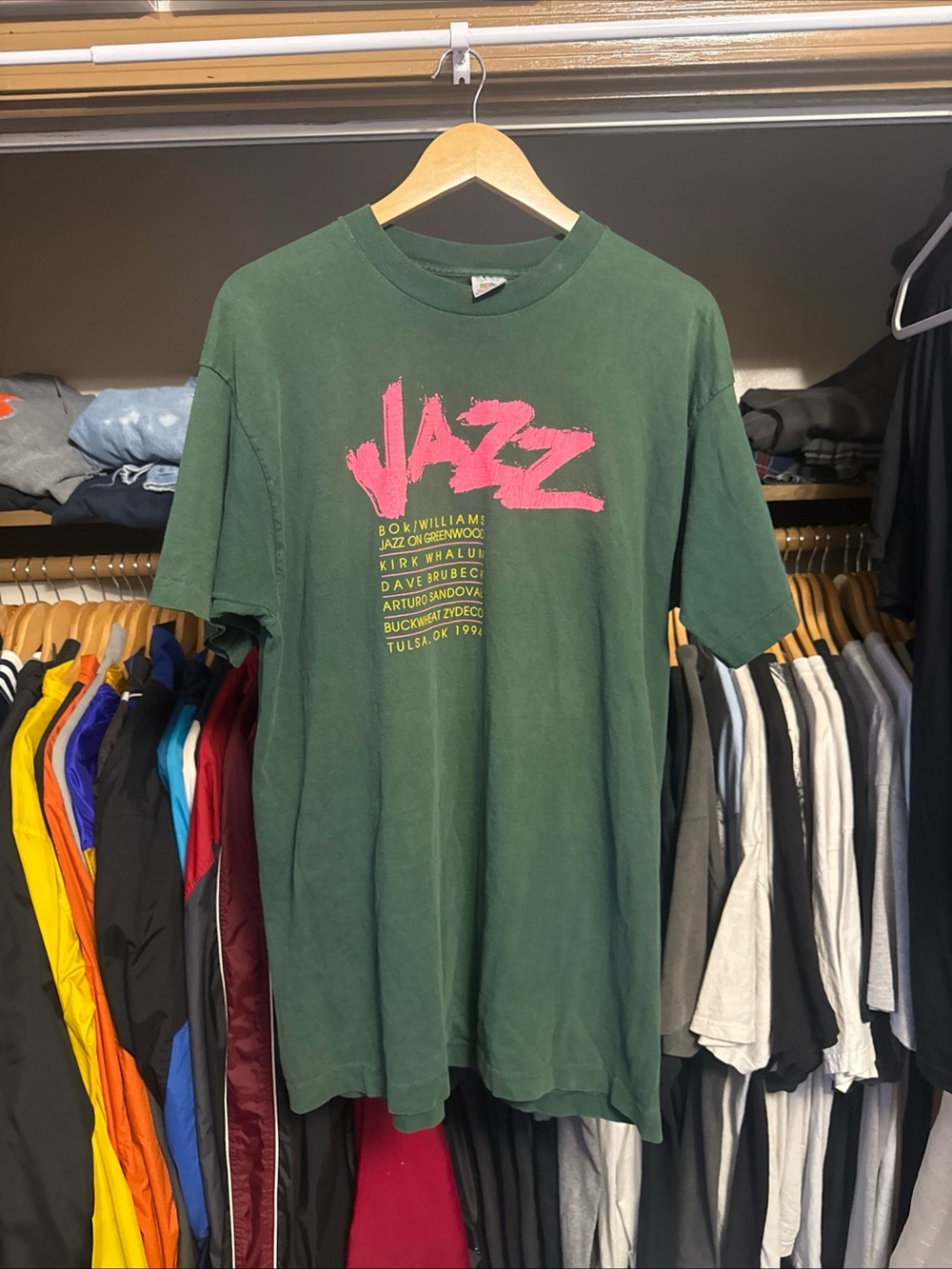 Vintage 1994 Jazz on Greenwood Tulsa OK Music Festival T-Shirt XL